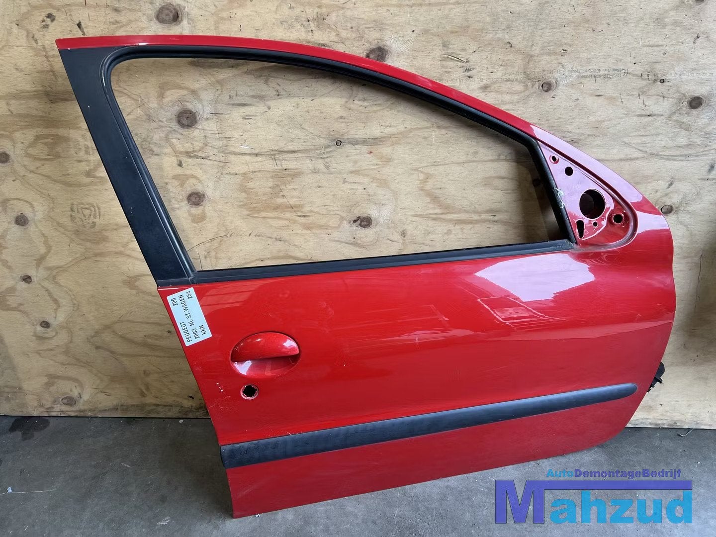 PEUGEOT 206 SW rood KKN Rechts voor deur portier, Auto-onderdelen, Carrosserie en Plaatwerk, Taurusavenue 1
2132 LS  Hoofddorp, NL