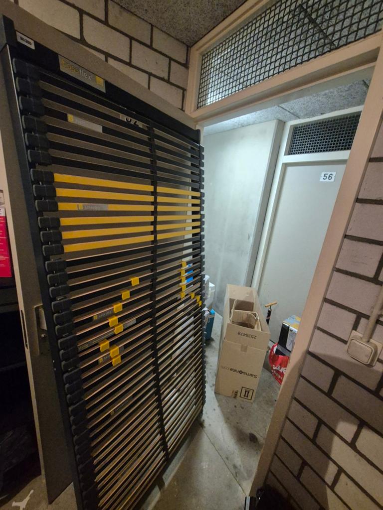 Bossflex 600 lattenbodem 90x200 cm, Gebruikt, 90 cm, Eenpersoons, Ophalen of Verzenden