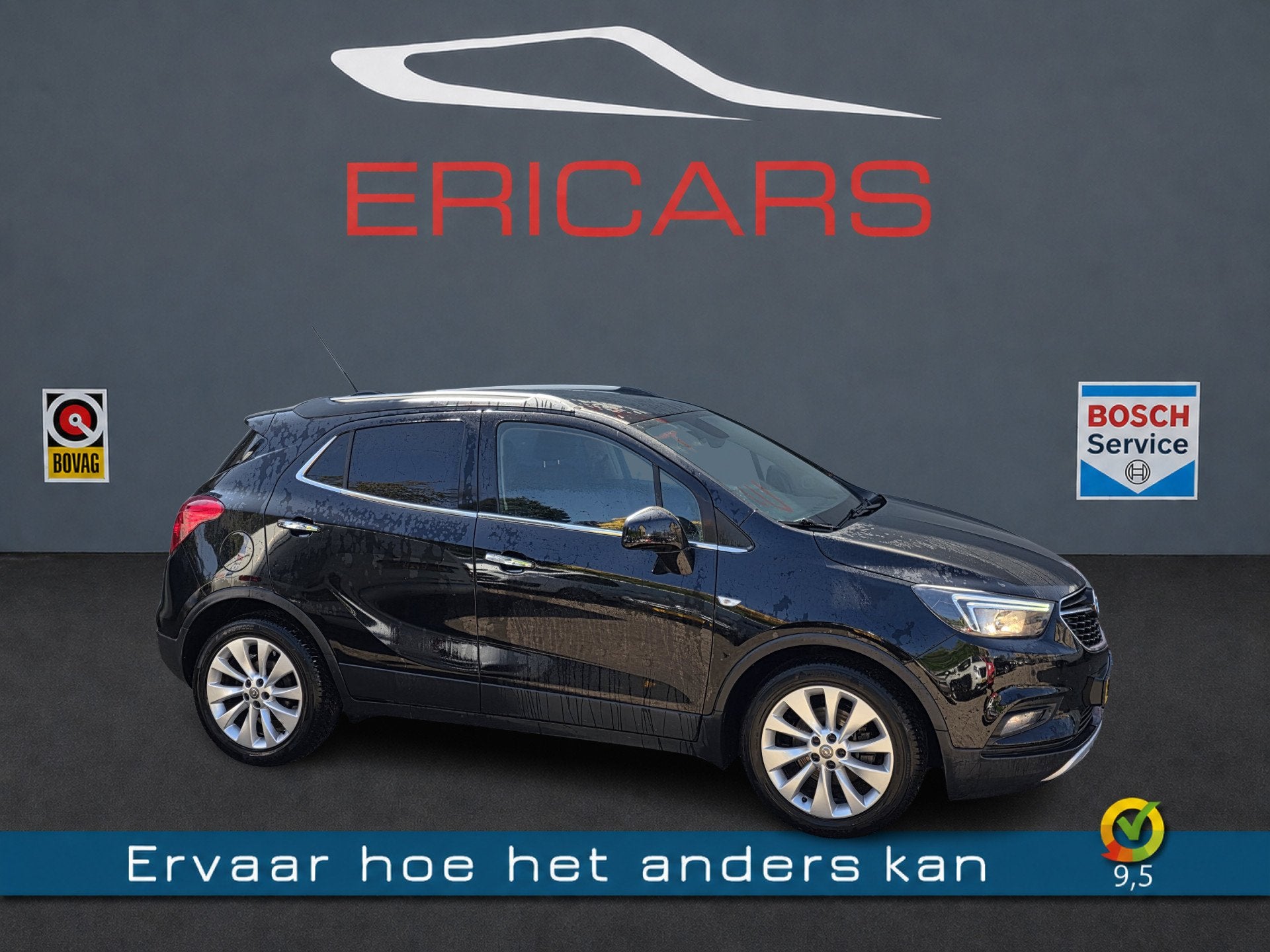 Opel Mokka X 1.4 Turbo Innovation NAVI PDC CAMERA KEYLESS GO, Voorwielaandrijving, Gebruikt, Leder en Stof, Zwart