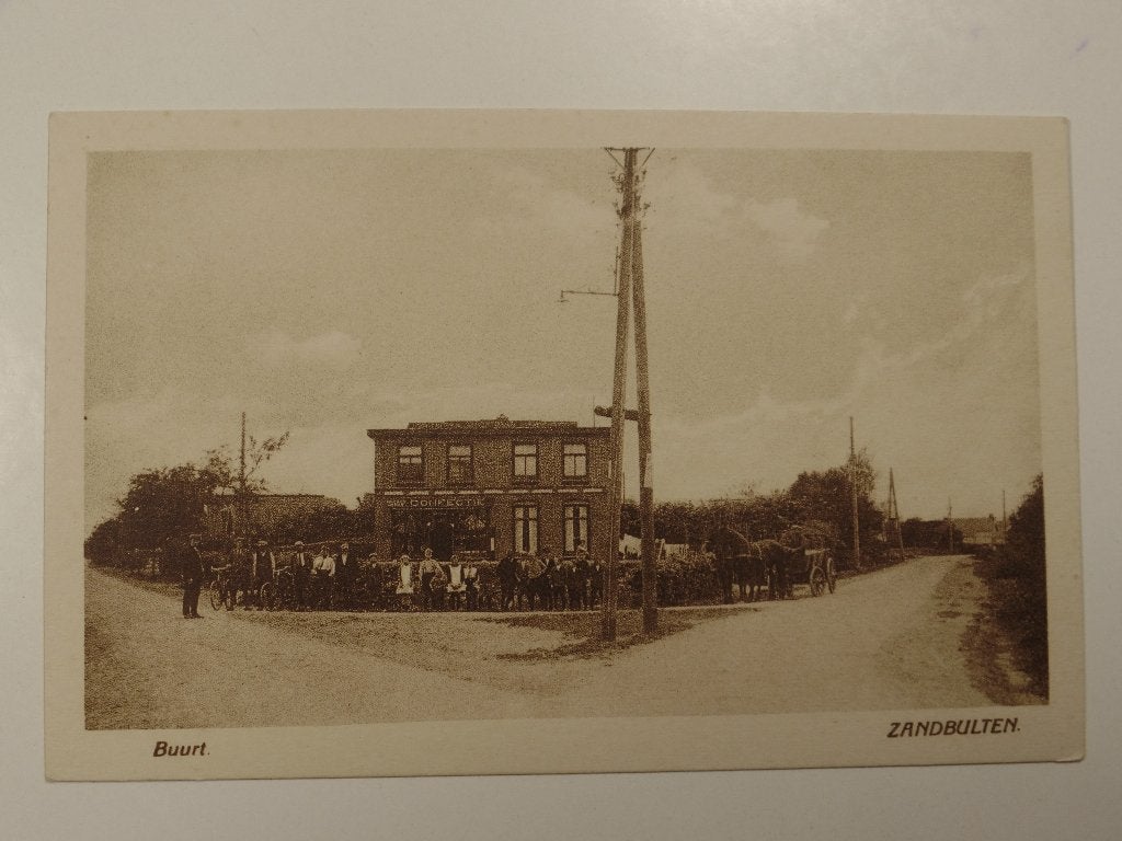 Zandbulten bij Kollumerzwaag, Ophalen of Verzenden, 1940 tot 1960, Ongelopen, Friesland