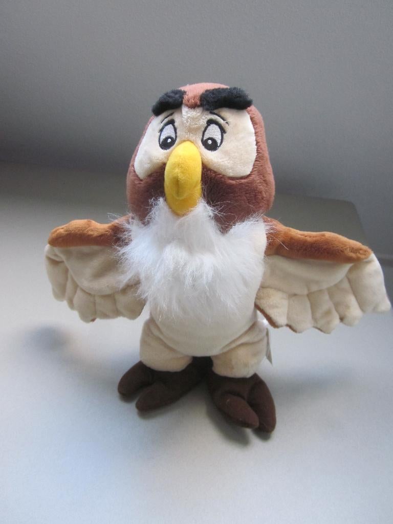 Disney Nicotoy Simba Dickie zacht bruin-wit pluche uil knuff, Disney, Overige typen, Wasbaar, Ophalen of Verzenden