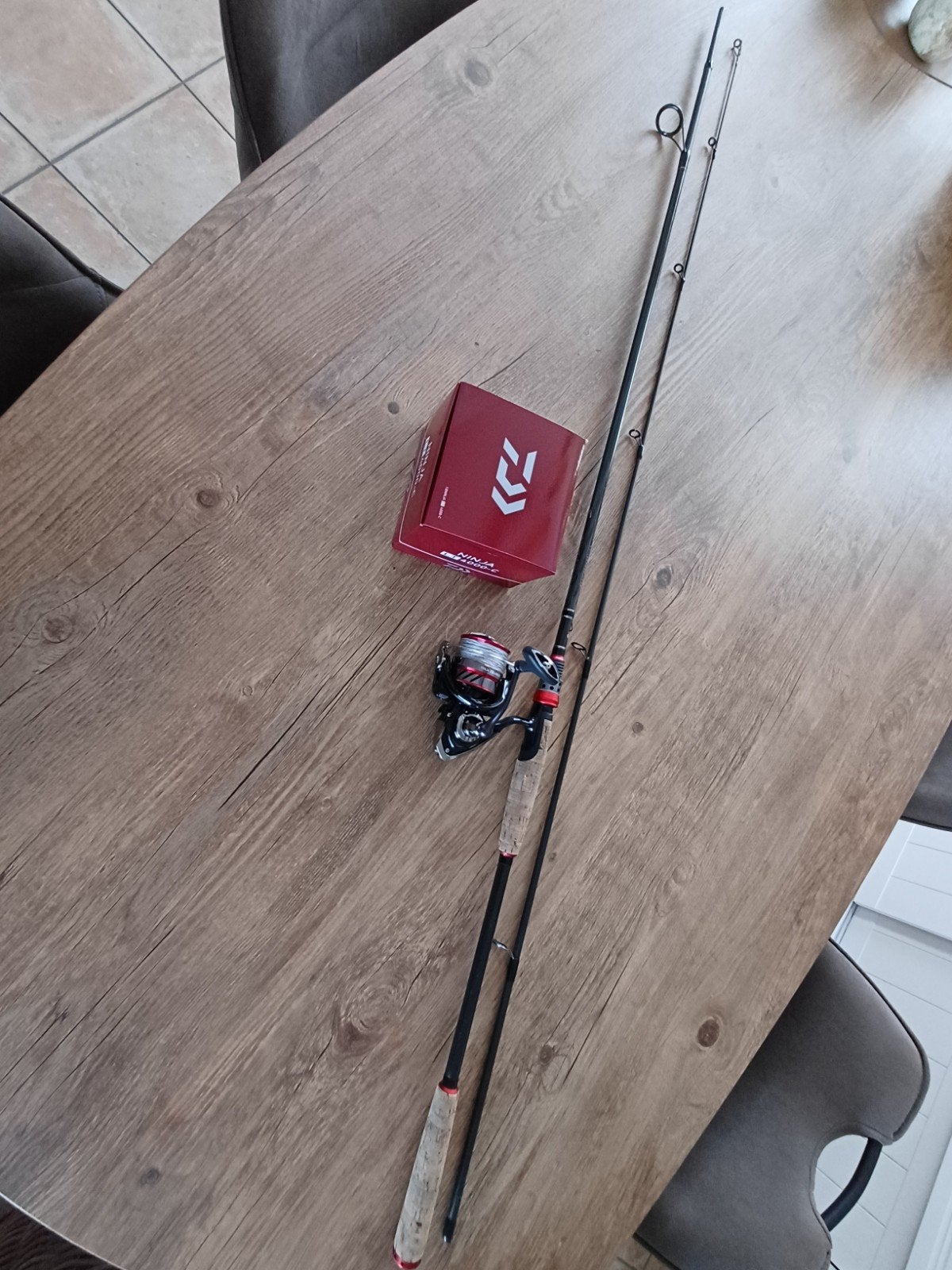 Abu / Daiwa kunstaassetje, Watersport en Boten, Ophalen, Gebruikt, Molen