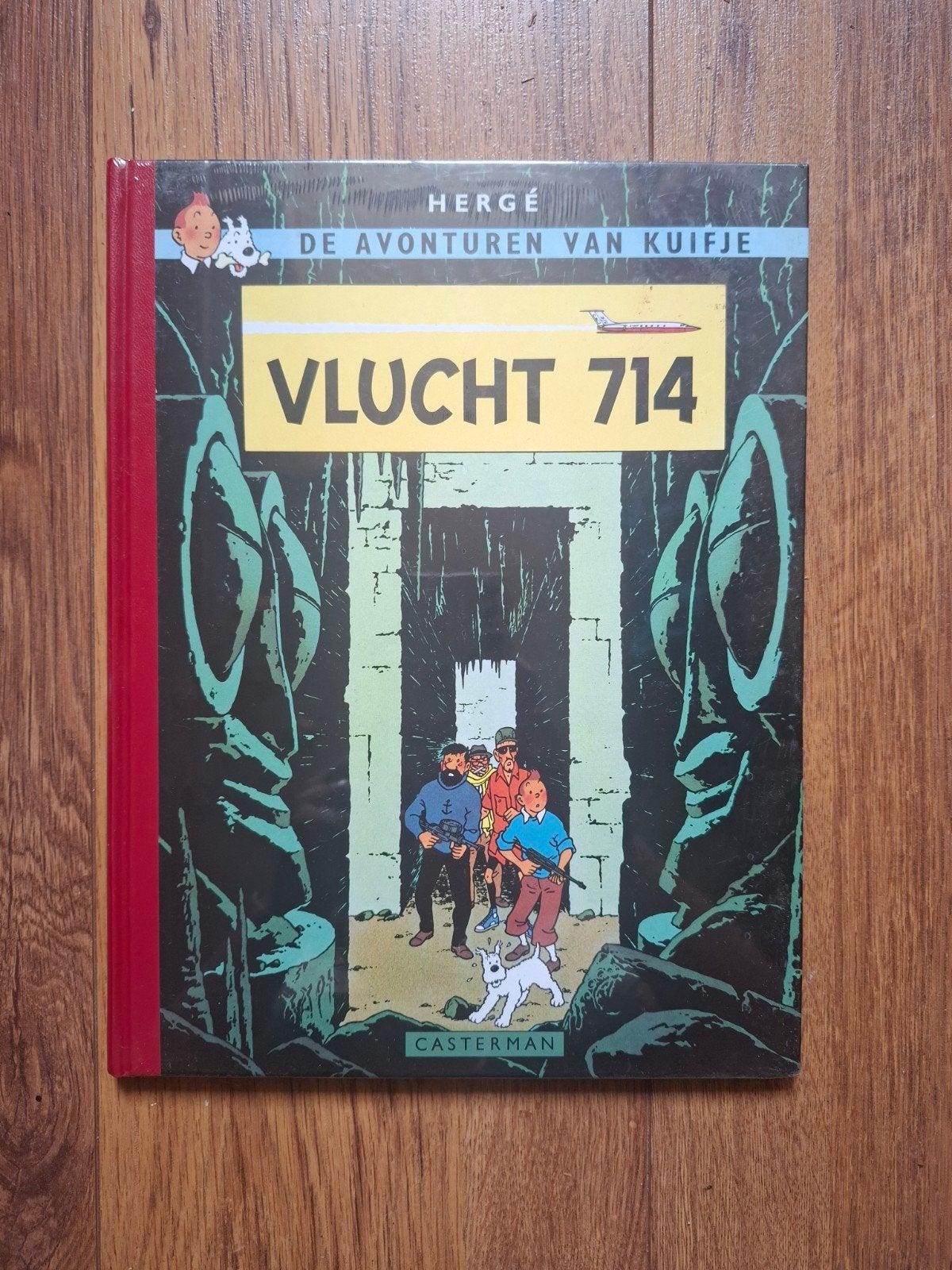 Kuifje Vlucht 714 - Hardcover Casterman, Eén stripboek, Ophalen, Zo goed als nieuw, Hergé