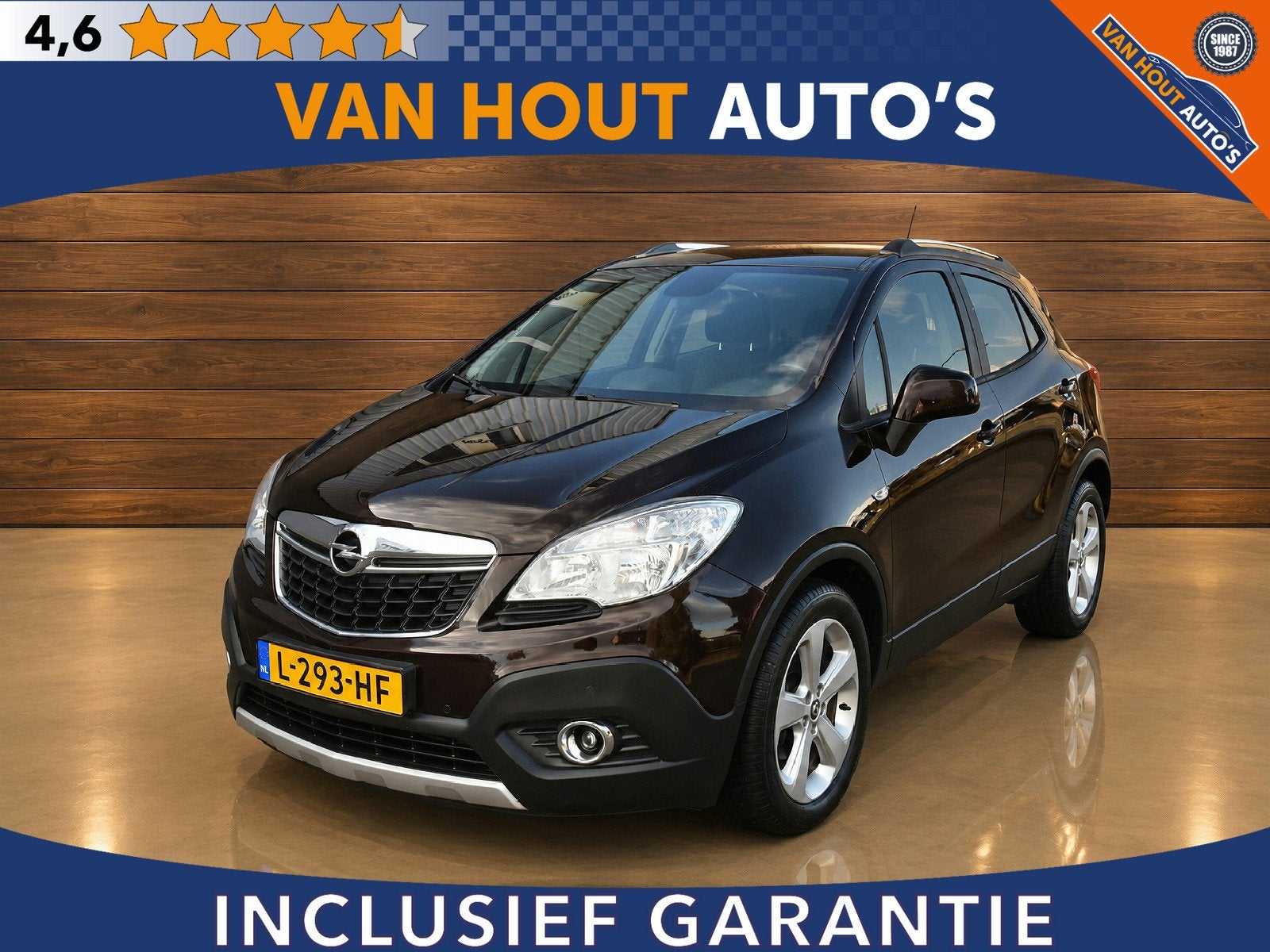Opel Mokka 1.4 T Cosmo (bj 2014), Voorwielaandrijving, Euro 5, Stof, Gebruikt