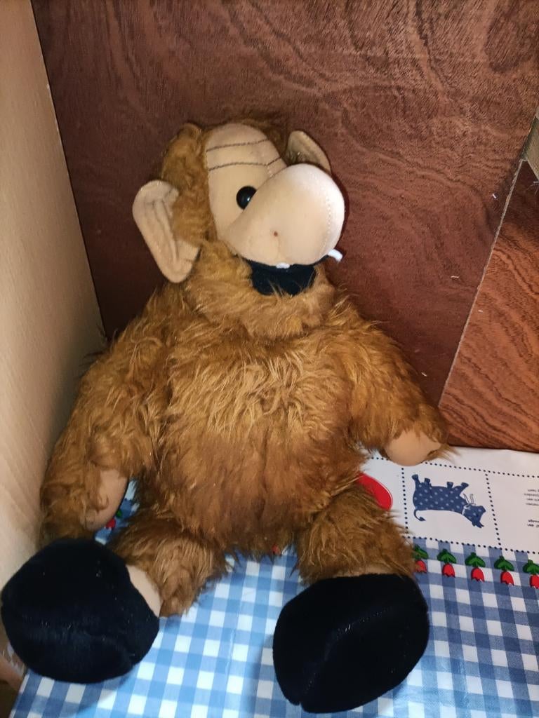 Alf knuffel 47 cm groot vintage, Ophalen of Verzenden, Zo goed als nieuw, Overige typen
