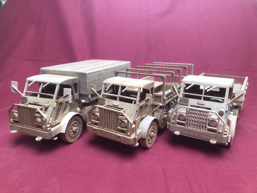DAF YA 328 Artillerietrekker Legervoertuig Schaal 1 : 25, Ophalen of Verzenden, Landmacht, Nederland, Miniatuur of Beeldje