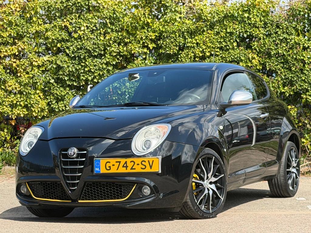 Alfa Romeo MiTo 1.4 Distinctive - Nero Profondo - Cruise/Cli, Auto's, Alfa Romeo, Voorwielaandrijving, Euro 5, Stof, Gebruikt