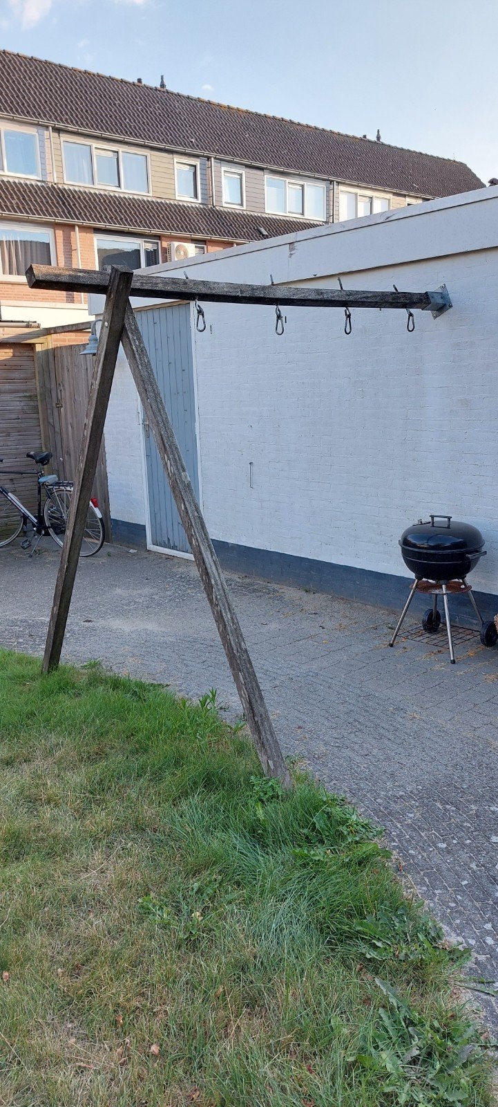 Schommel frame voor twee schommels, Kinderen en Baby's, Ophalen, Gebruikt, Schommel, Aanbouwonderdeel
