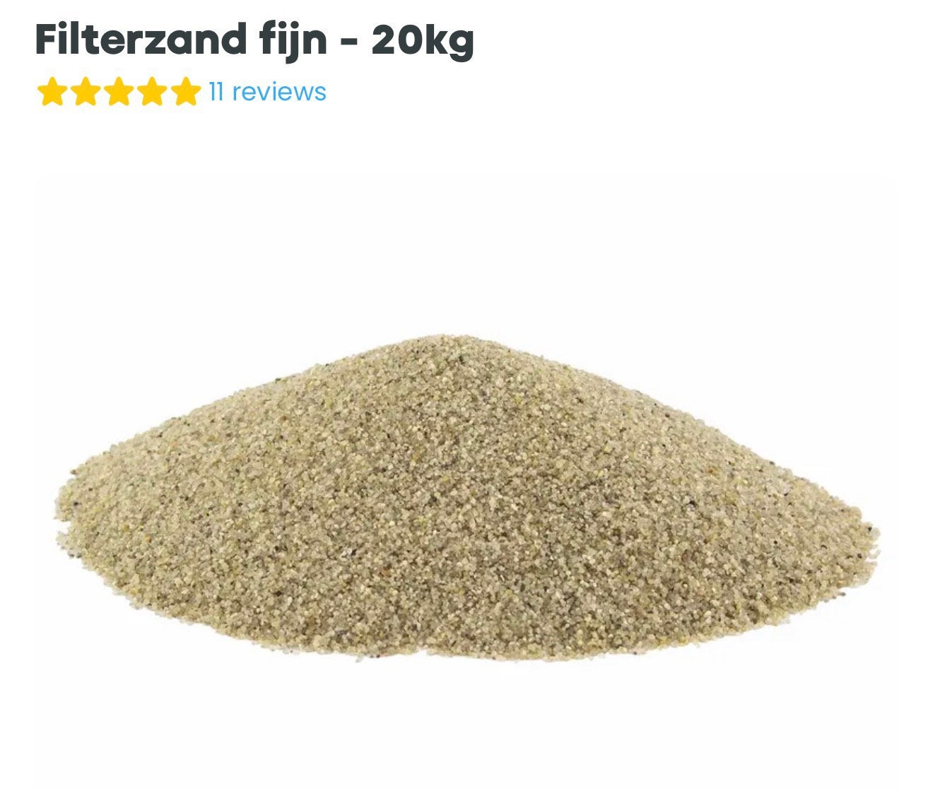 Filterzand fijn, Tuin en Terras, Ophalen of Verzenden, Nieuw, Zwembadpomp