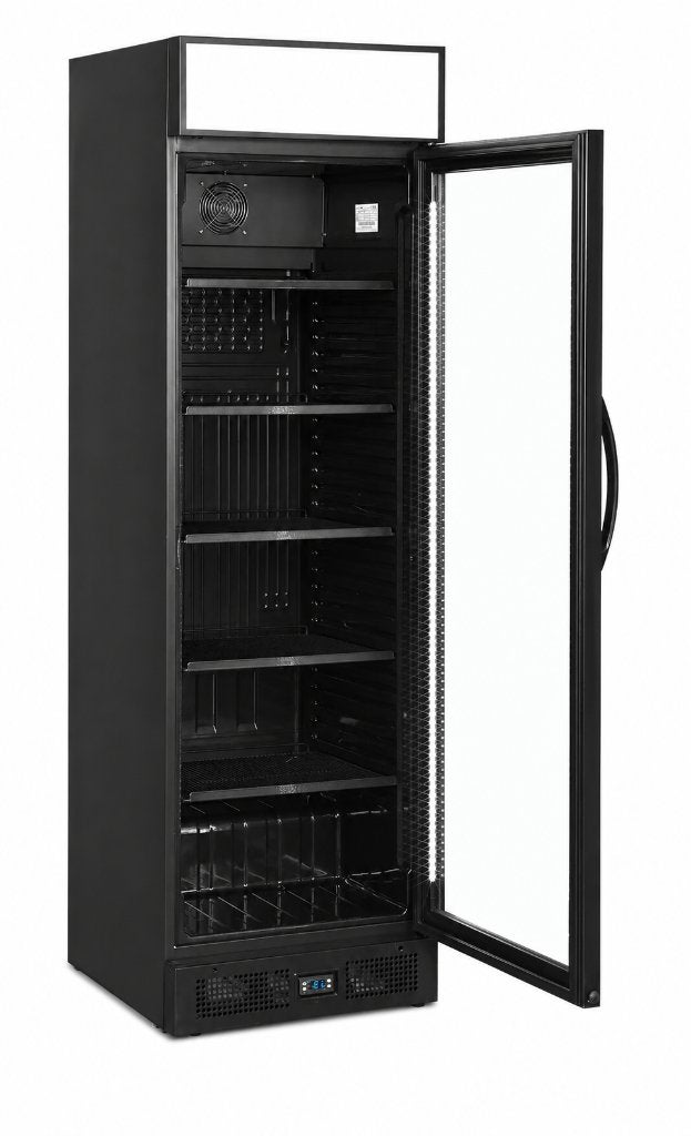 TEFCOLD CEV435CP BLACK – Zwarte koelkast *AANBIEDING*, Handelgigant, Info@handelgigant.nl, Bruglaan 4 aadorp, Nieuw in verpakking