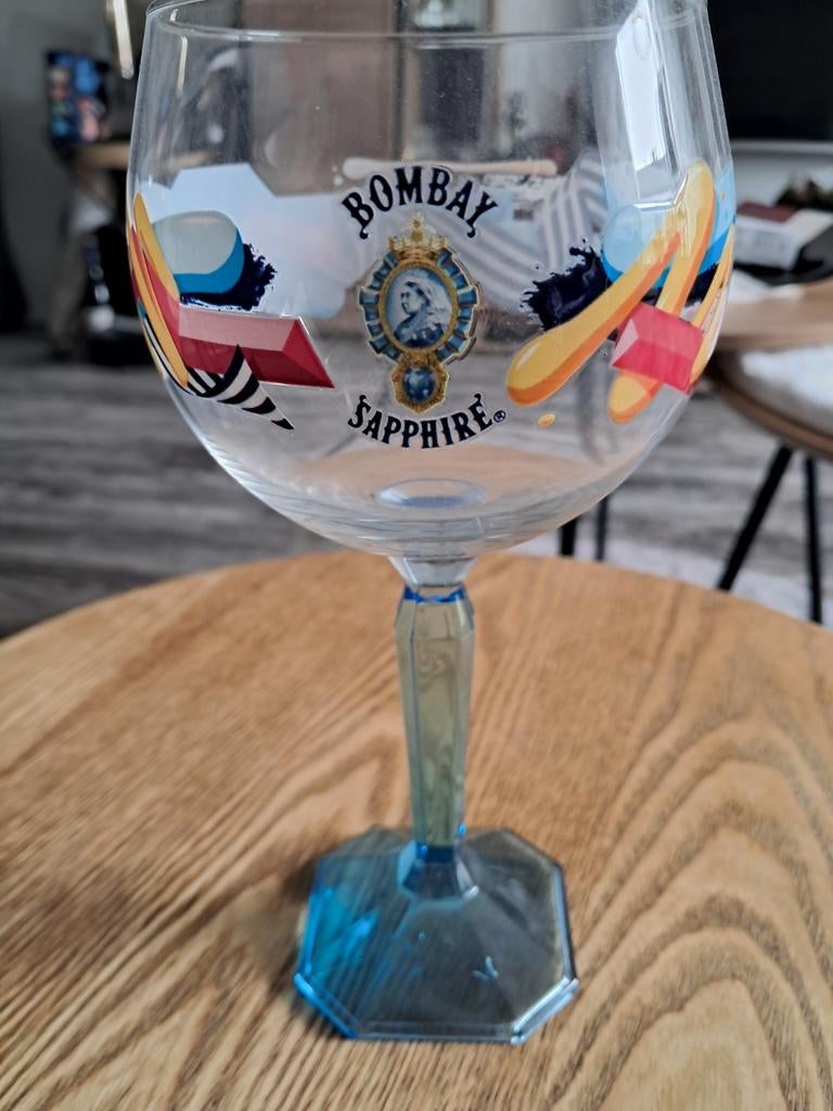 Bombay Sapphire Gin Glas - Uniek Design, Ophalen of Verzenden