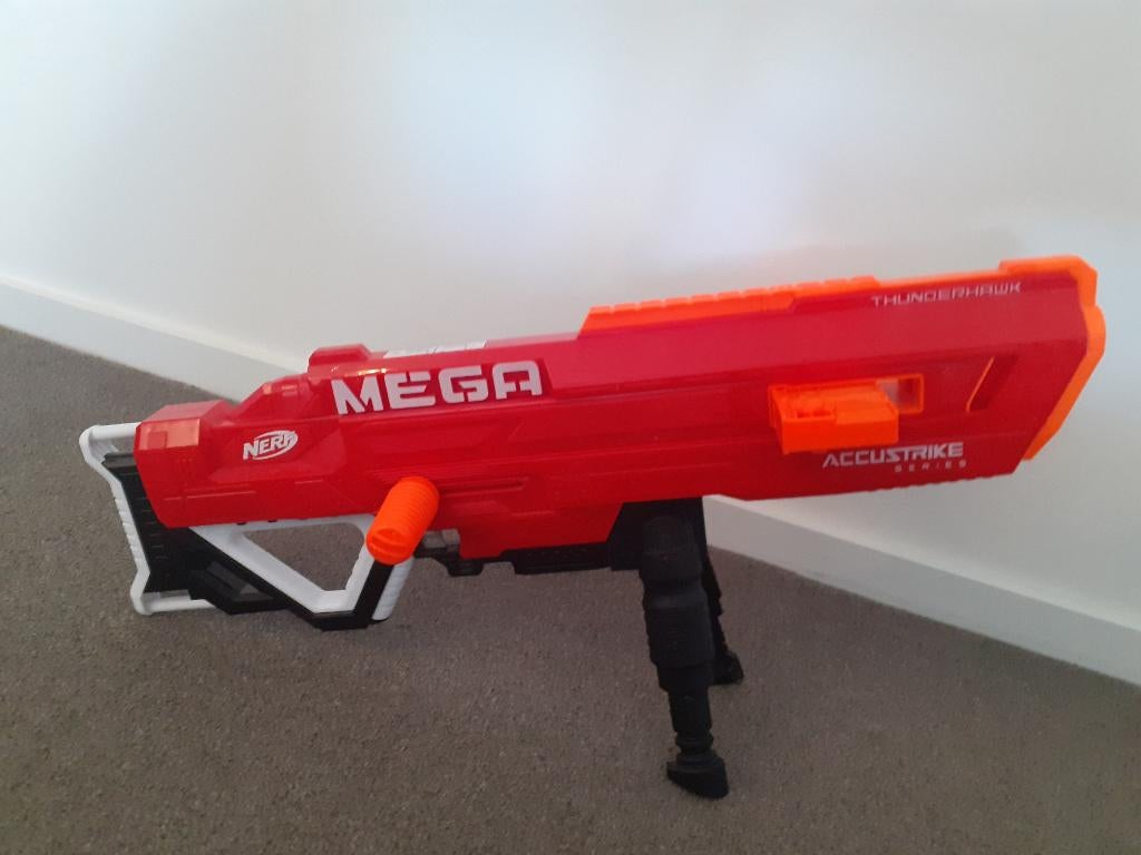 NERF Mega AccuStrike-blaster, Ophalen of Verzenden, Zo goed als nieuw