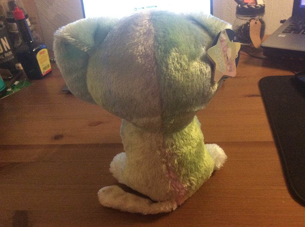Knuffel hond pastelkleuren, Grote ogen. Lumo Stars, Nieuw, Nieuw, Met label, Meerkleurig, Hond