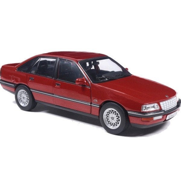 Opel Senator B 1987 Donker Rood Modelauto 1/24 Whitebox, Hobby en Vrije tijd, Modelauto's | 1:24, Overige merken, Whitebox, Overige typen