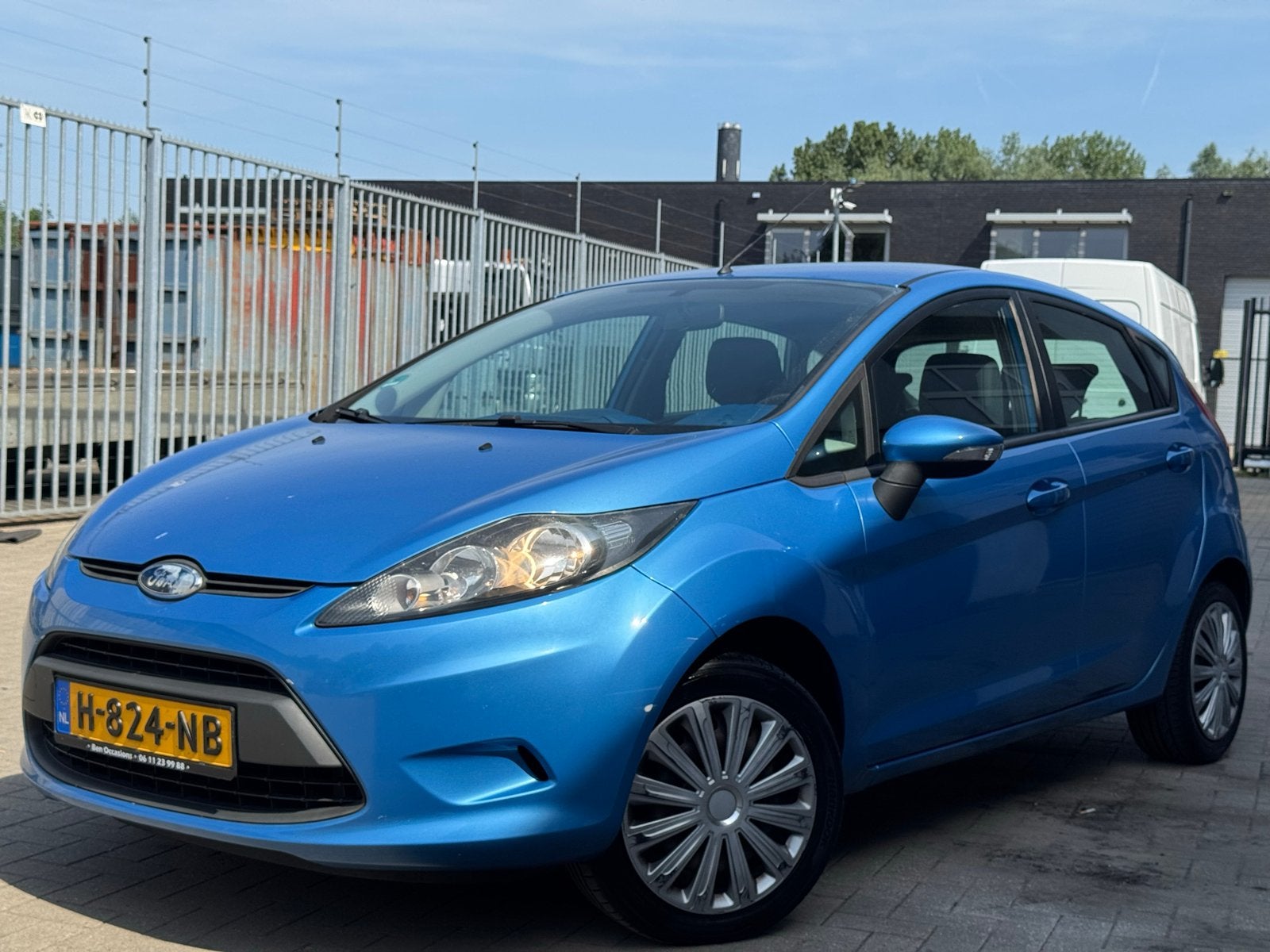 Ford Fiësta 1.25 60KW 5DR 2009 Blauw, Auto's, Ford, 1242 cc, Blauw, Handgeschakeld, 954 kg