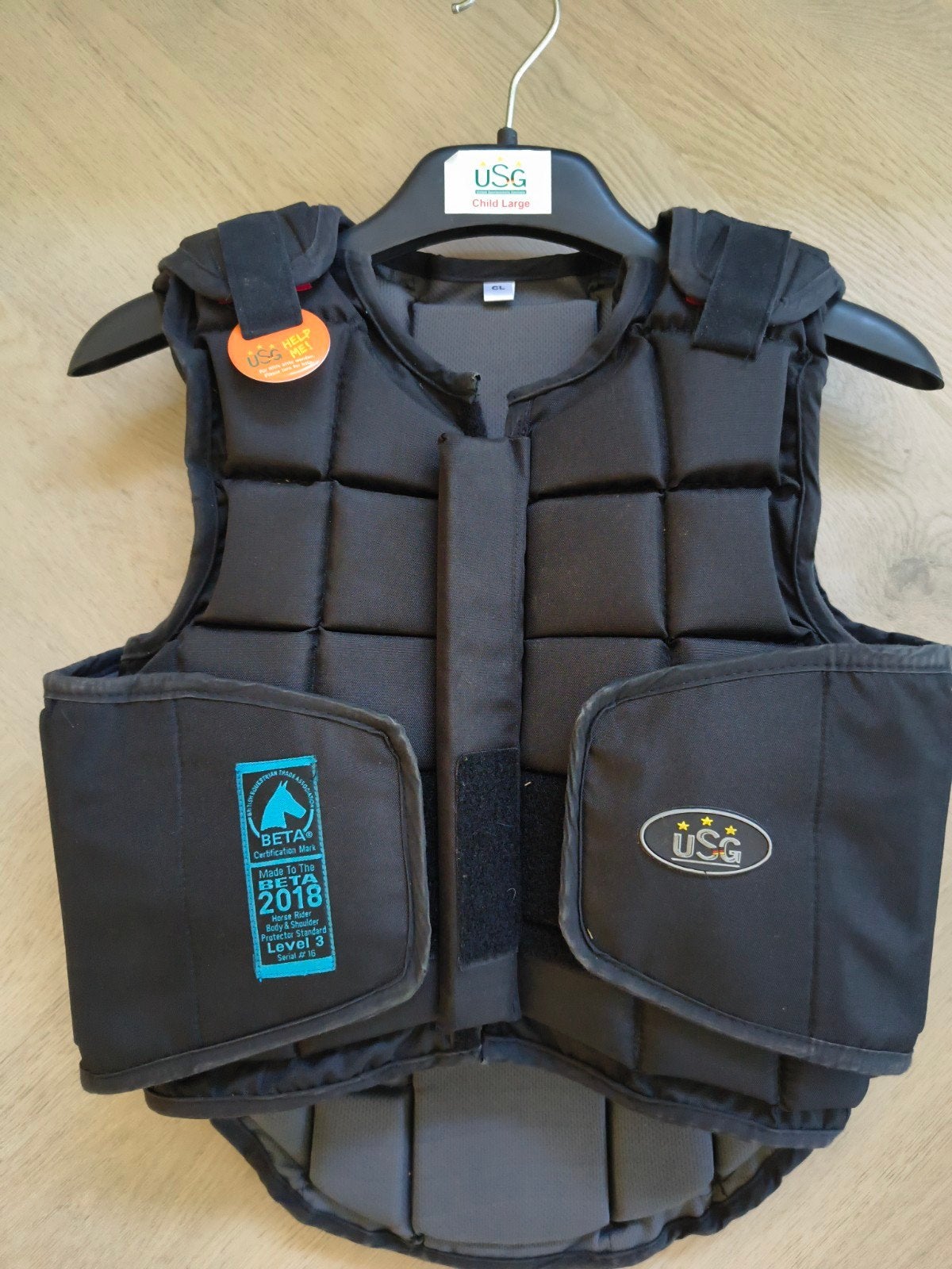 bodyprotector kind USG flexi, Ophalen of Verzenden, Zo goed als nieuw, Springen