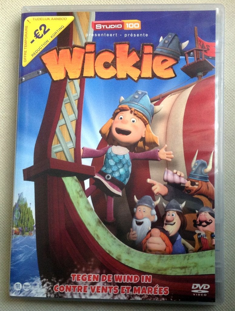 Wickie de Viking Wickie Tegen De Wind In, Gebruikt, Nederlands, Verzenden, Alle leeftijden