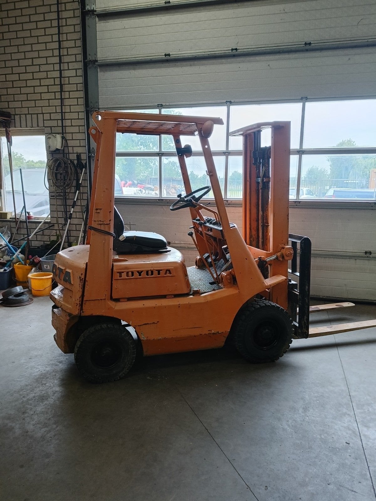 Toyota Heftruck, 1000 tot 2000 kg, Ophalen of Verzenden, Benzine, Heftruck