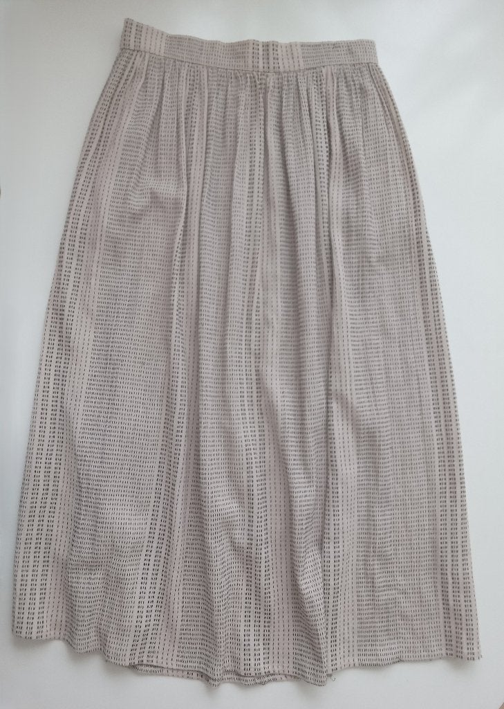 Gai + Lisva beige rok met zwarte stiksels, maat S/M, Verzenden, Gai + Lisva, Beige, Nieuw