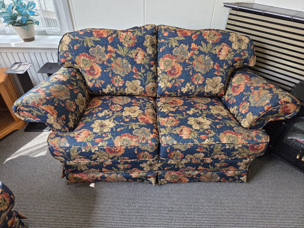 bank tweepersoons laura ashley motief design by dem, Huis en Inrichting, Banken | Bankstellen, Ophalen, 150 tot 200 cm, Tweepersoons