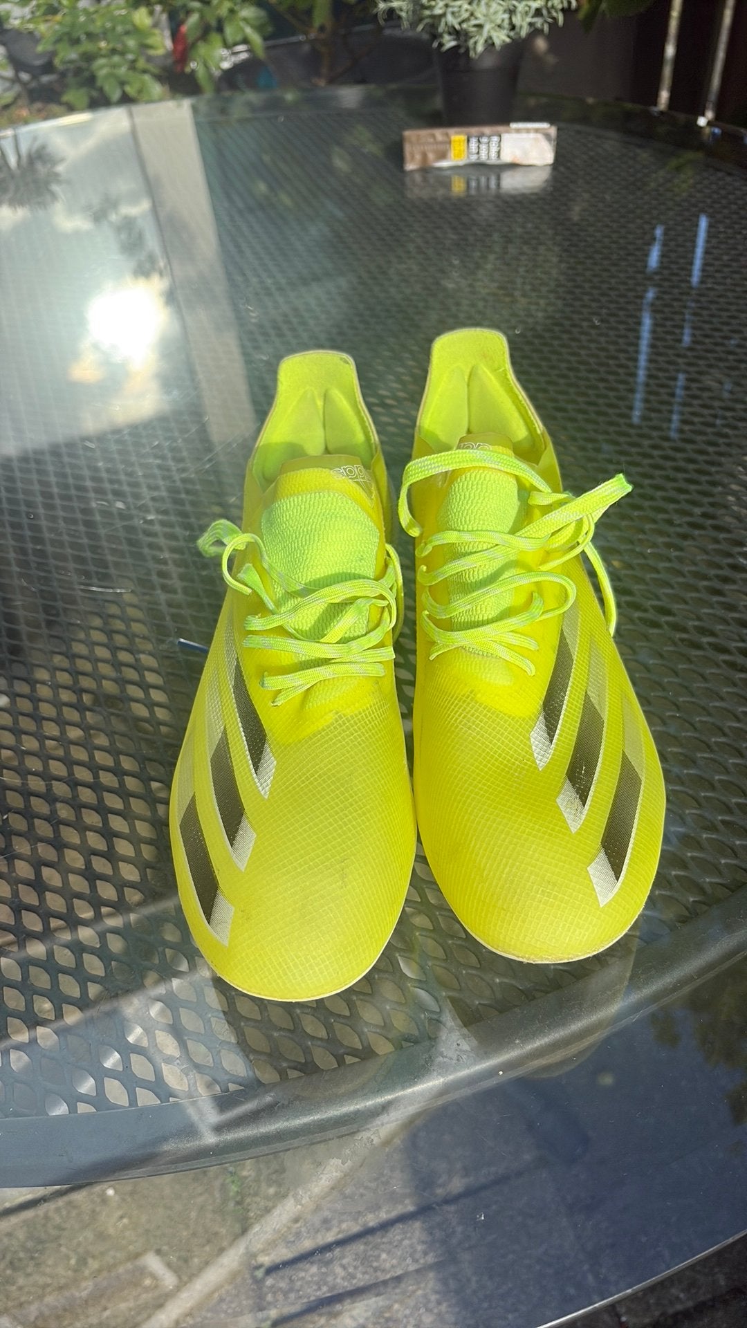 adidas Predator League FG/MG „Lucid Lemon“, Maat XS of kleiner, Ophalen of Verzenden, Zo goed als nieuw, Schoenen