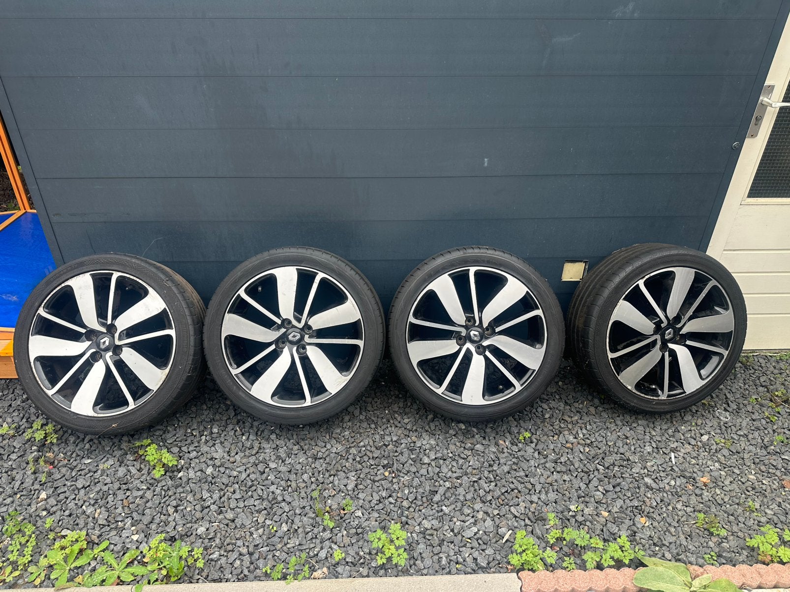 Renault Clio Drenalic 17 inch velgen 4x100, Ophalen, Gebruikt, Banden en Velgen, 17 inch