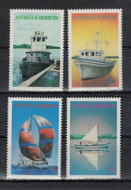 S652 Antigua 929/32 postfris Schepen, Verzenden, Postfris, Overige thema's