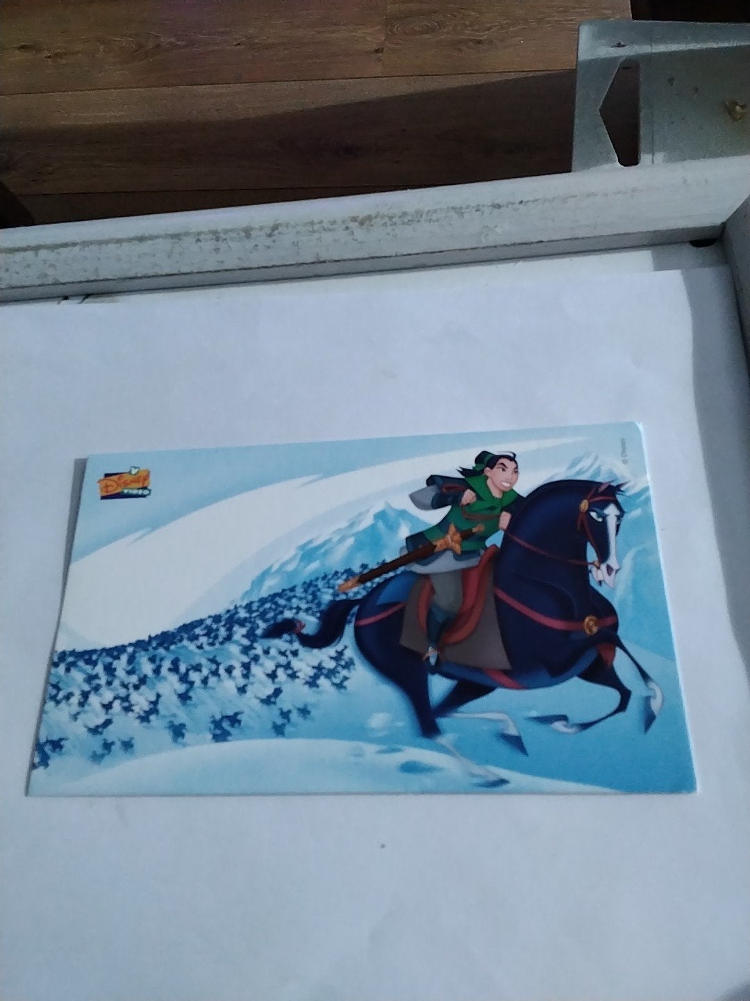 Mulan Disney Ansichtkaart - Ongelopen, Ophalen of Verzenden, 1980 tot heden, Ongelopen