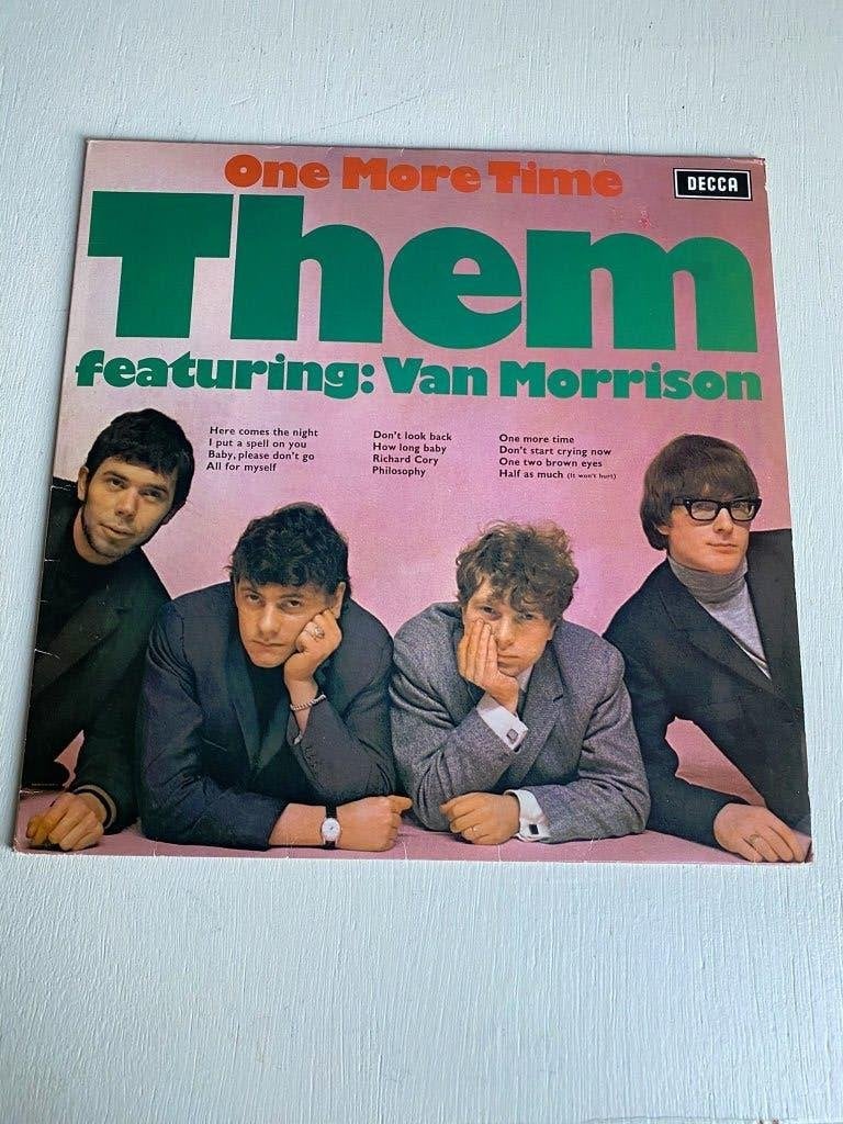 Them Featuring Van Morrison - One More Time LP, Ophalen of Verzenden, Zo goed als nieuw, Inclusief binnenhoes, 12 inch