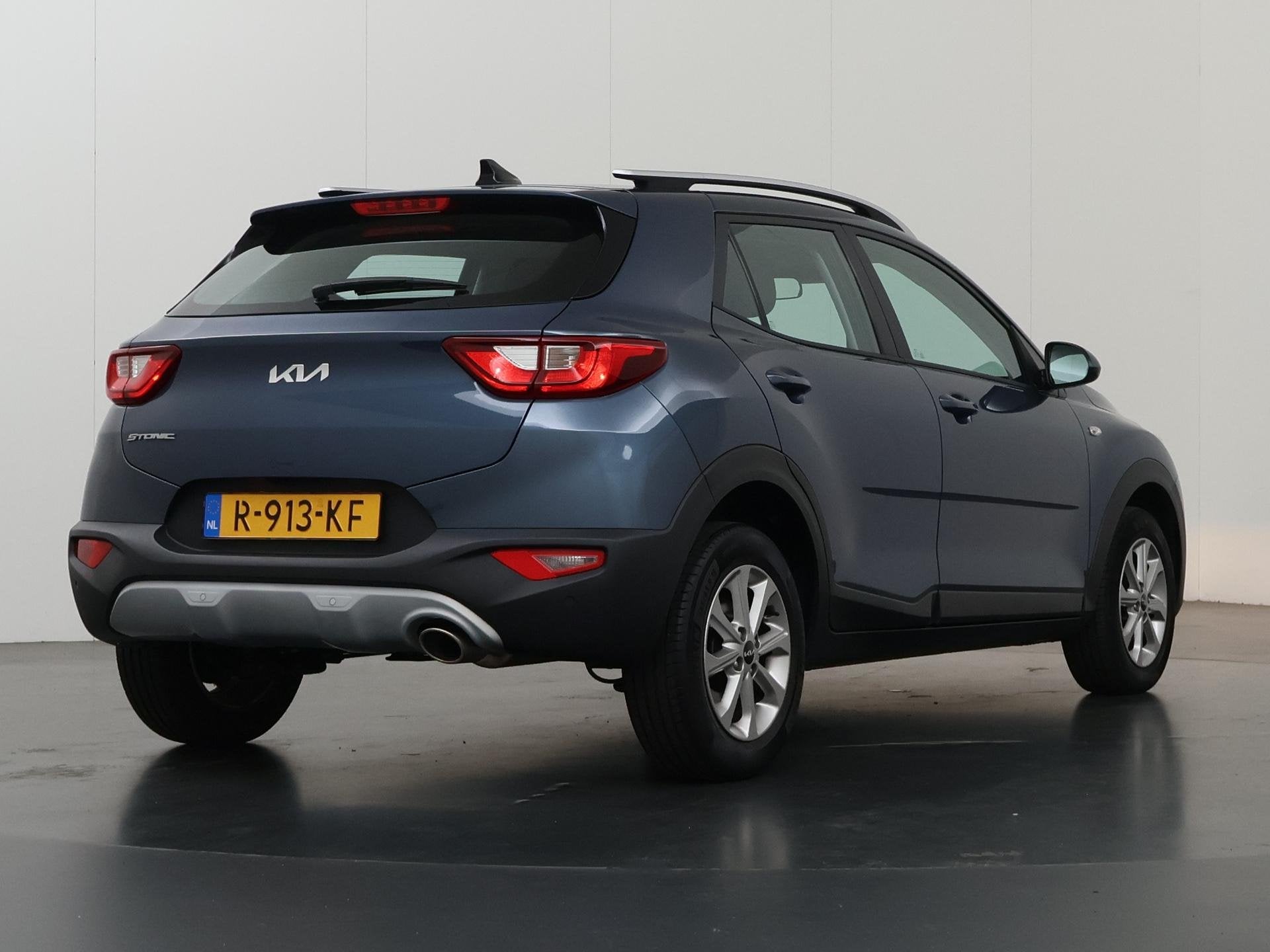 Kia Stonic 1.0 T-GDi MHEV DynamicLine | Navigatie | Parkeerc, Auto's, Kia, Voorwielaandrijving, Gebruikt, Euro 6, Blauw