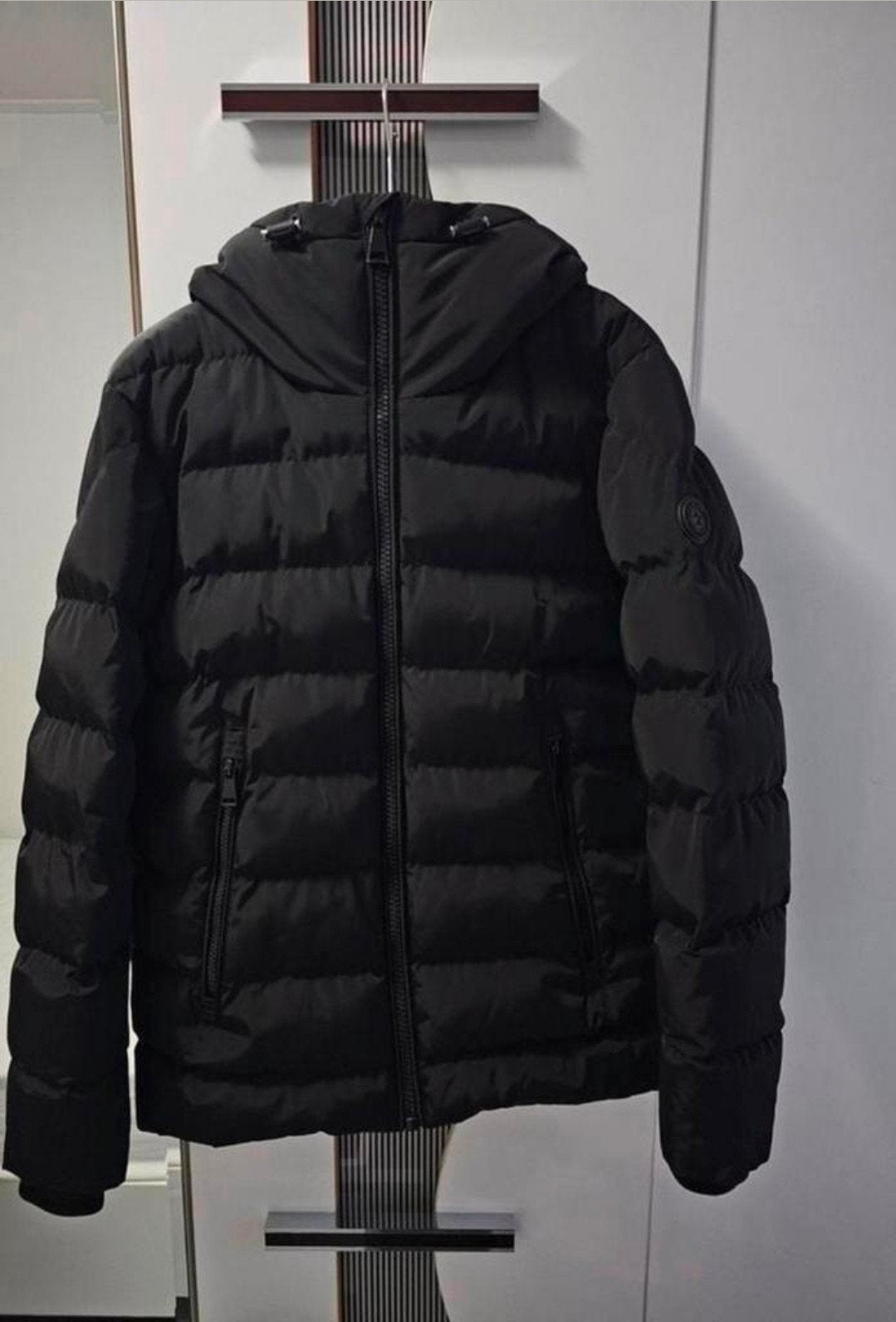 Airforce heren winterjas - Zwart, Kleding | Heren, Maat 48/50 (M), Zwart, Ophalen of Verzenden, Zo goed als nieuw