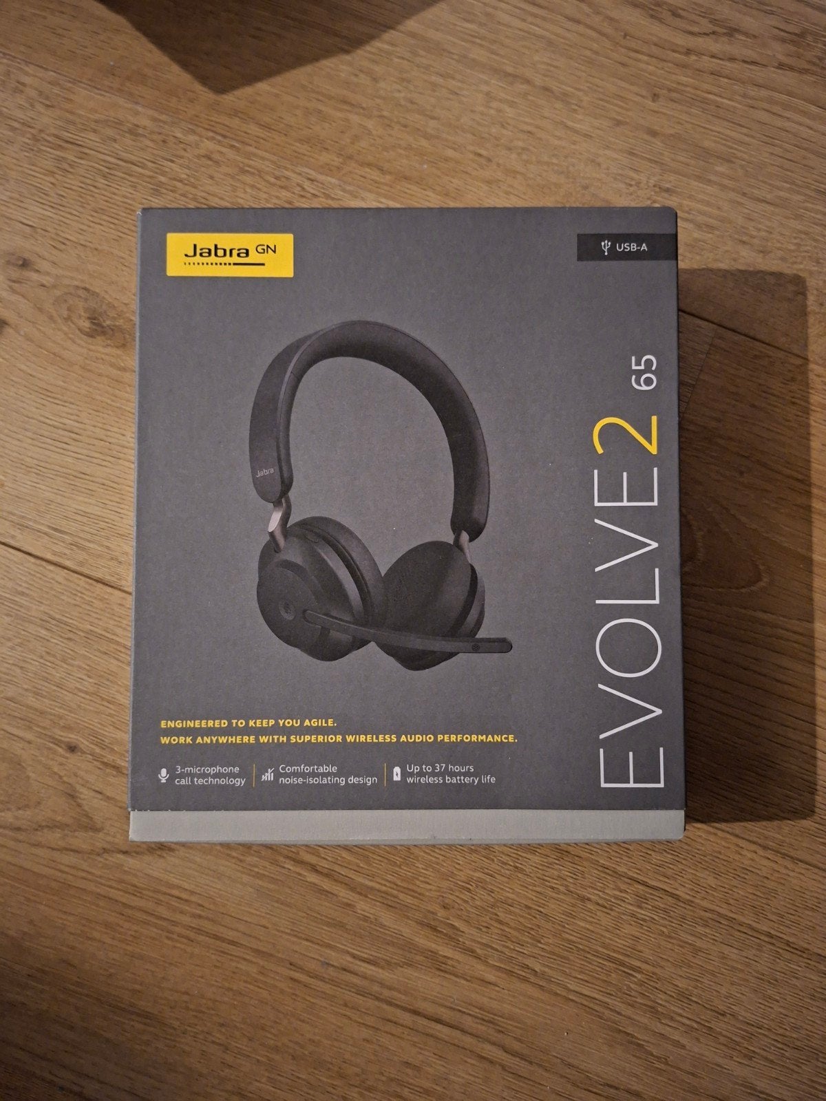 Jabra Evolve2 65 USB-A Headset - Draadloos & Comfortabel
