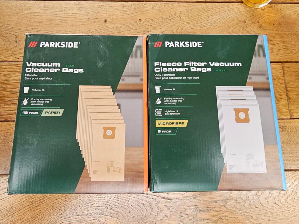 Parkside stofzuigerzakken, vacuüm clean bags, Ophalen of Verzenden, Nieuw