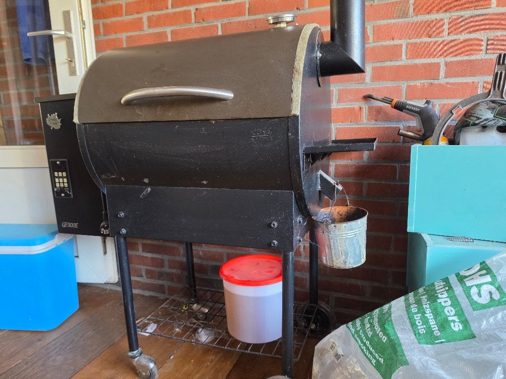 Pelletsmoker, Ophalen, Gebruikt, Green forest