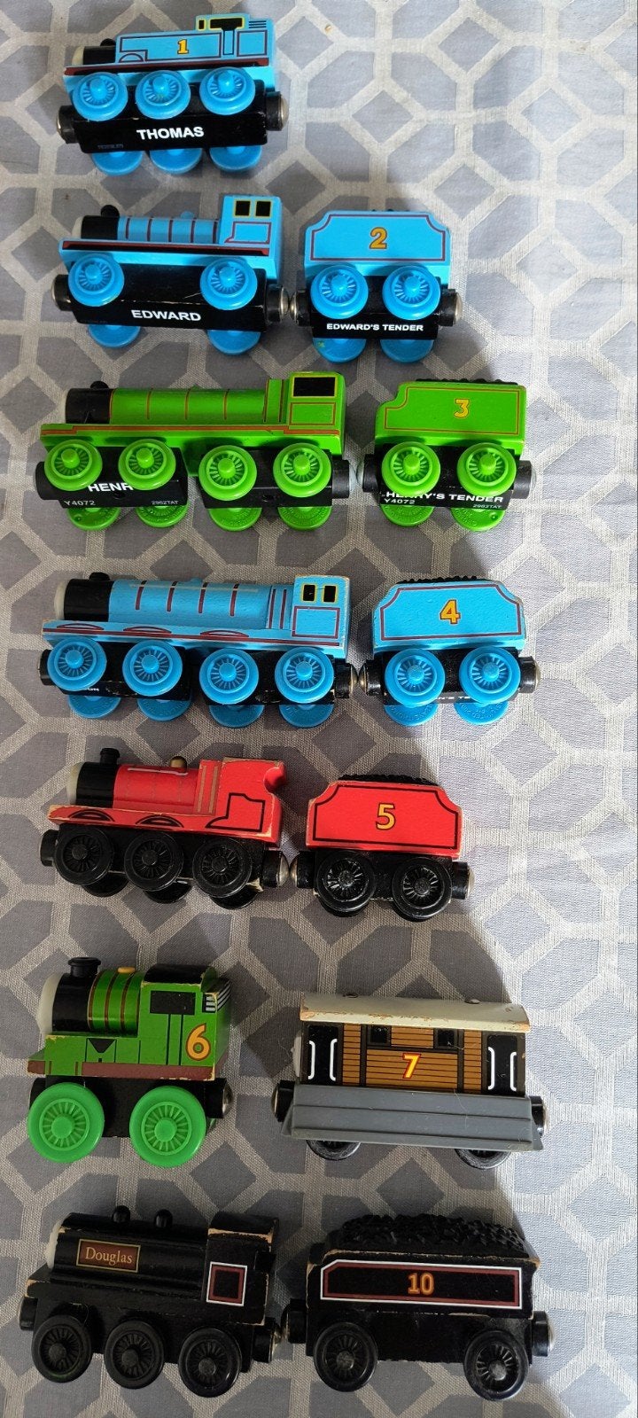 Thomas De Trein, treintjes (houten spoorbaan), Ophalen of Verzenden, Gebruikt