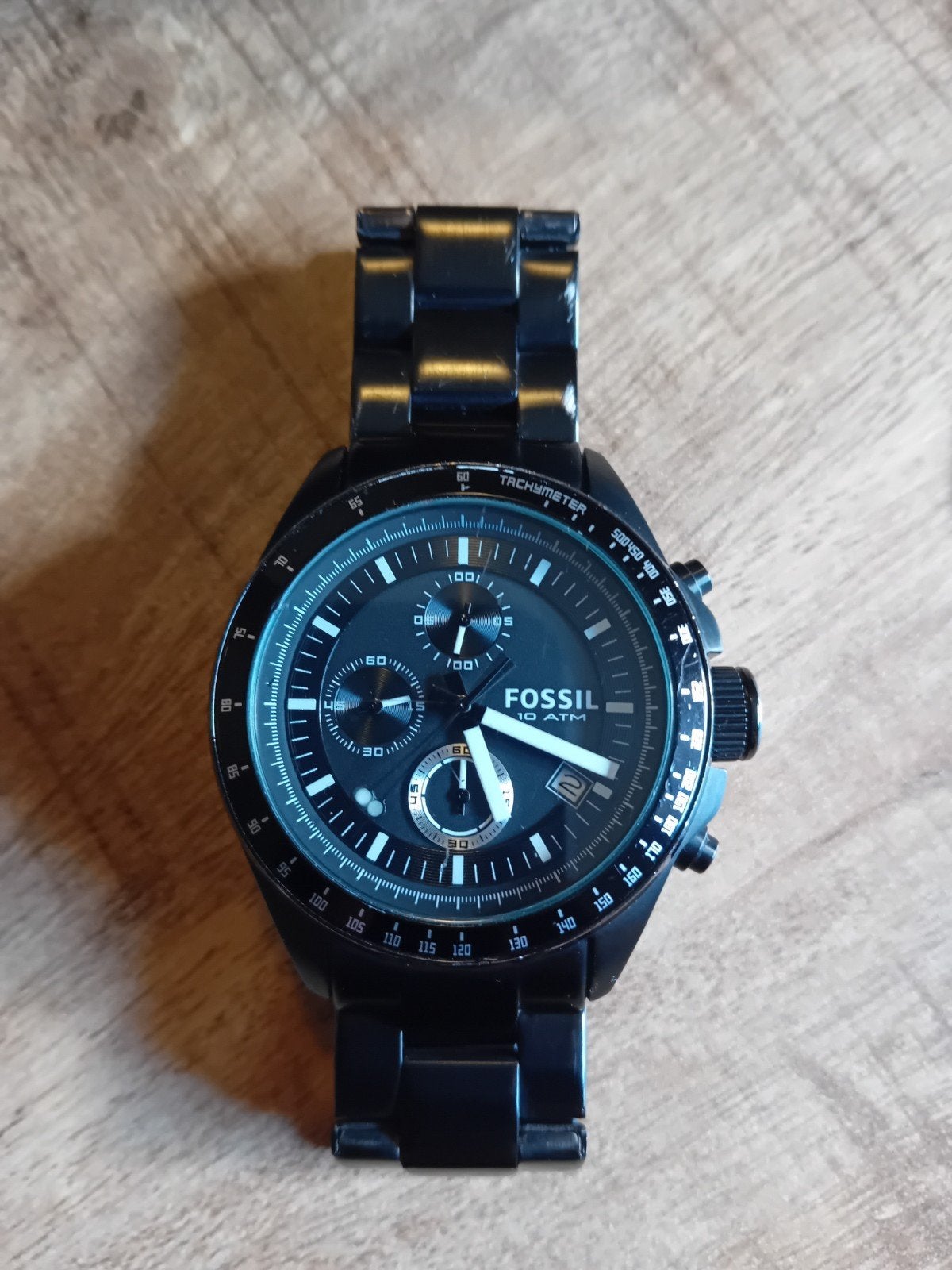 fossil ch2601, Ophalen of Verzenden, Gebruikt, Zwart, Android