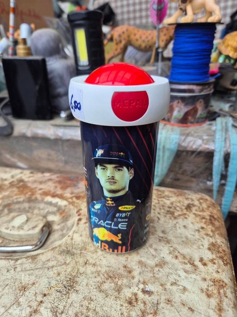 'Max Verstappen' Red Bull drinkbeker, Ophalen of Verzenden, Zo goed als nieuw