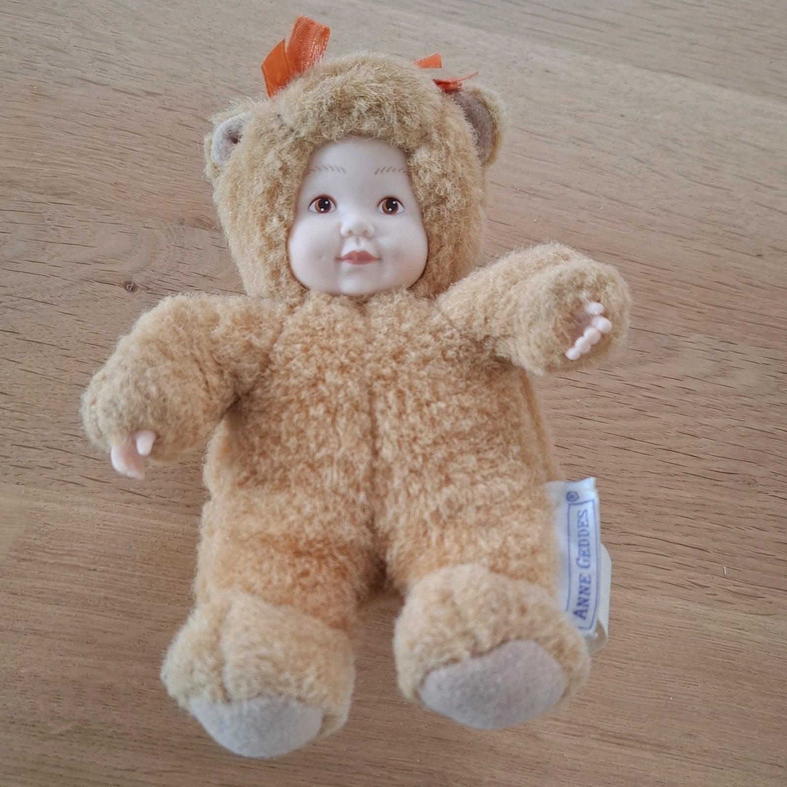 Anne Geddes popje, Ophalen of Verzenden, Zo goed als nieuw, Stoffen beer, Overige merken