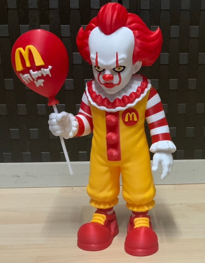Ronald McDonald Pennywise Figuur met Ballon, Ophalen of Verzenden, Zo goed als nieuw
