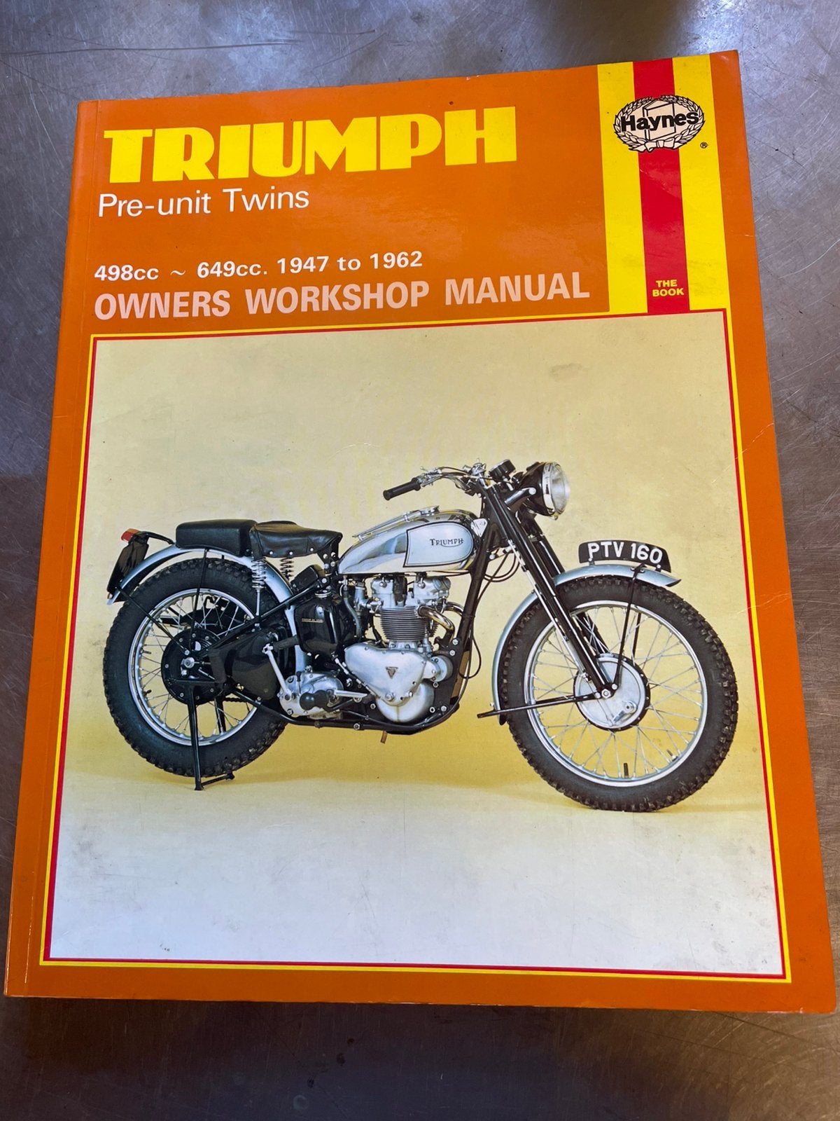 Triumph pre unit werkplaatshandboek, Motoren, Ophalen of Verzenden, Triumph