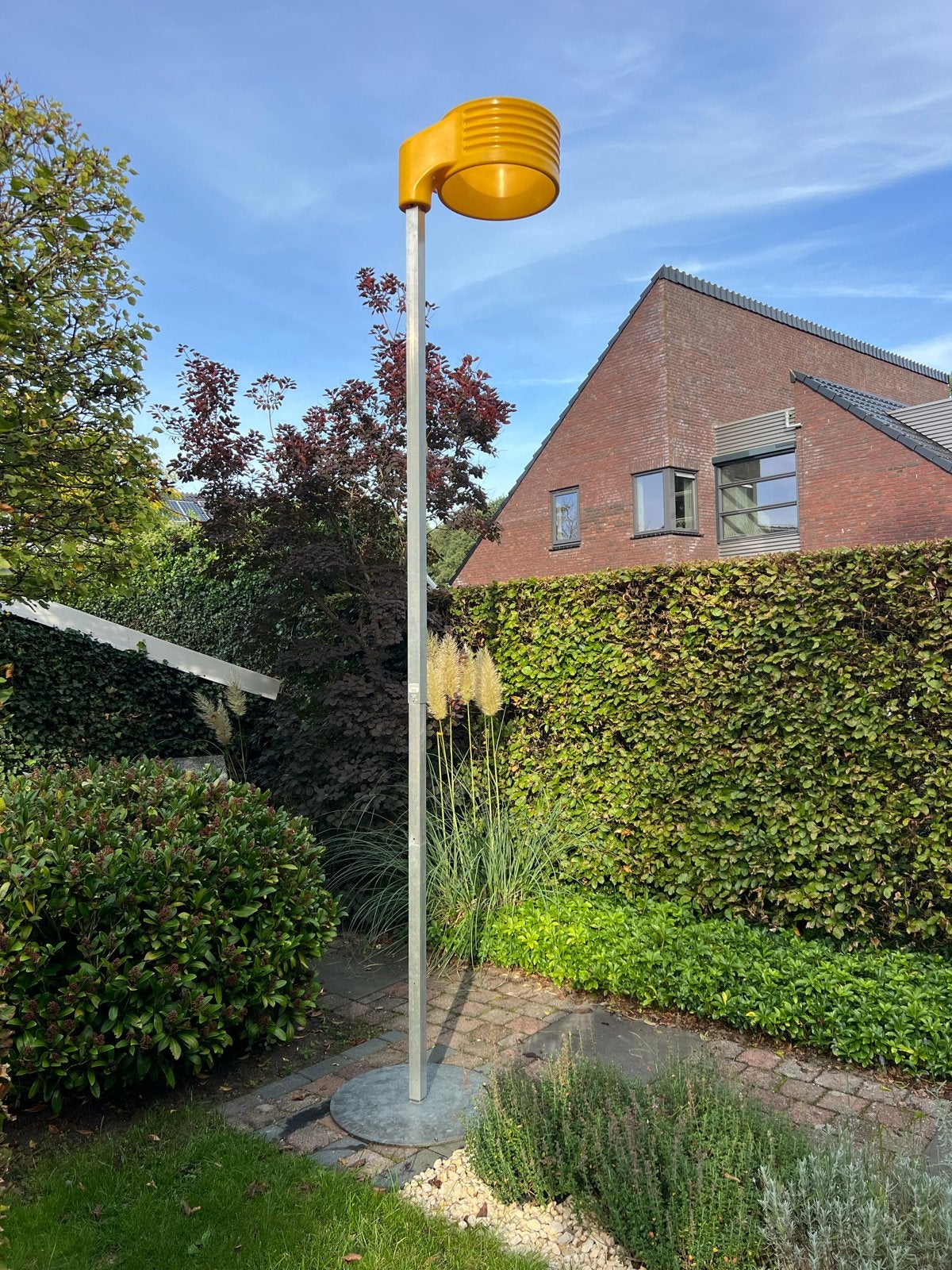 Zo goed als nieuwe korfbalpaal, verzinkt, 3 standen, Ophalen, Zo goed als nieuw, Korf of Paal