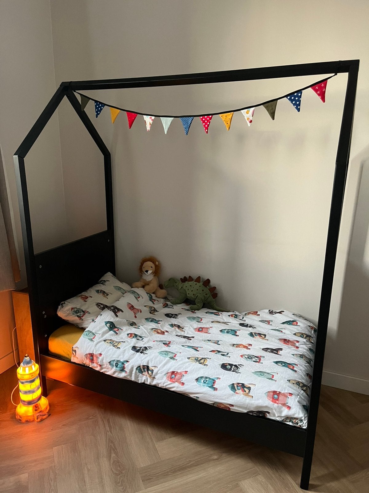 Houten bedhuisje (140x70) van Schardt, Gebruikt, Minder dan 140 cm, Minder dan 70 cm, Ophalen