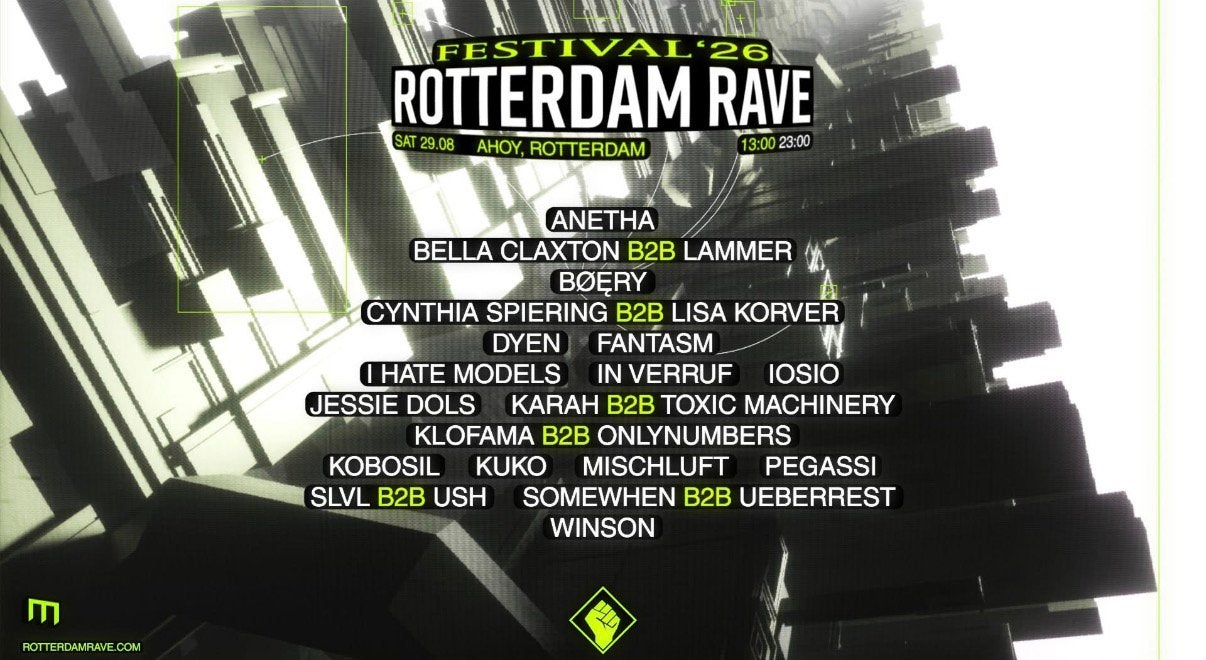 Rotterdam rave festival 2026 1 ticket, Tickets en Kaartjes, Musea, Eén persoon, Ticket of Toegangskaart