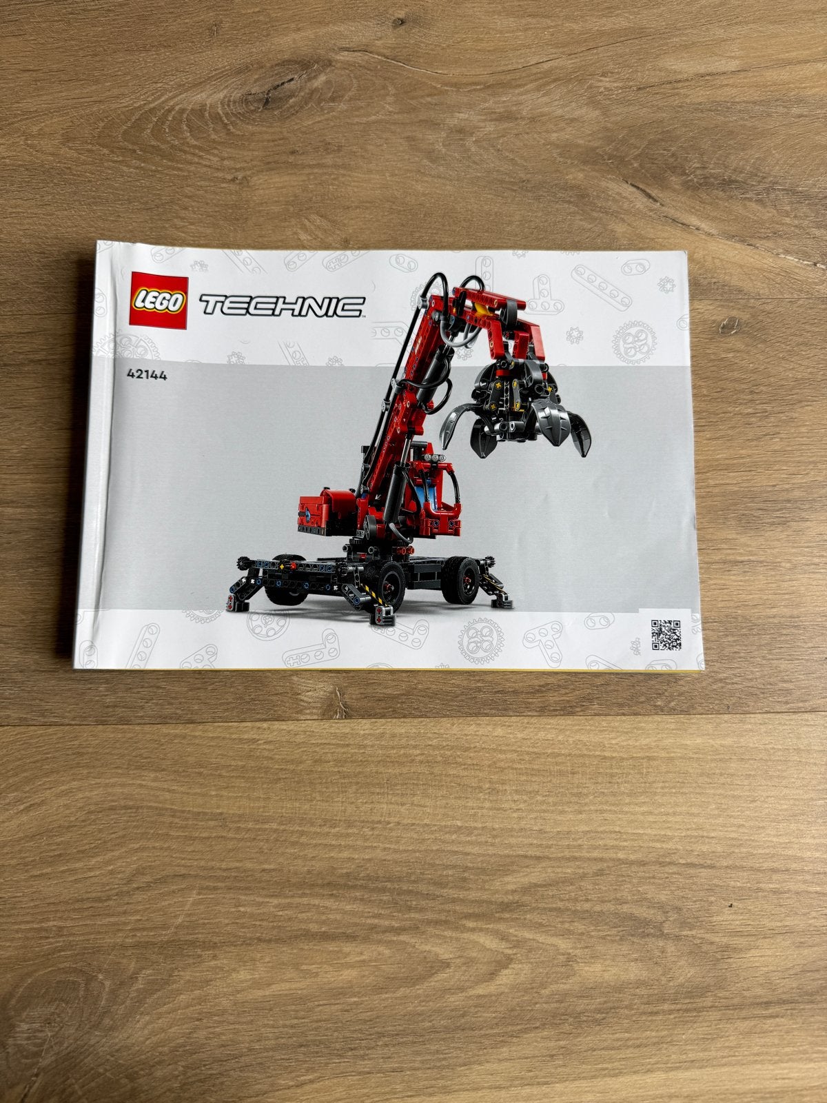 Lego Technic 42144 Material Handler compleet, Lego, Ophalen of Verzenden, Zo goed als nieuw, Complete set