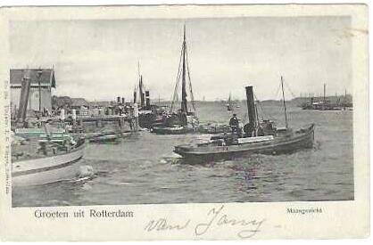 Sleepvaart, Ophalen of Verzenden, Zo goed als nieuw, Kaart, Foto of Prent