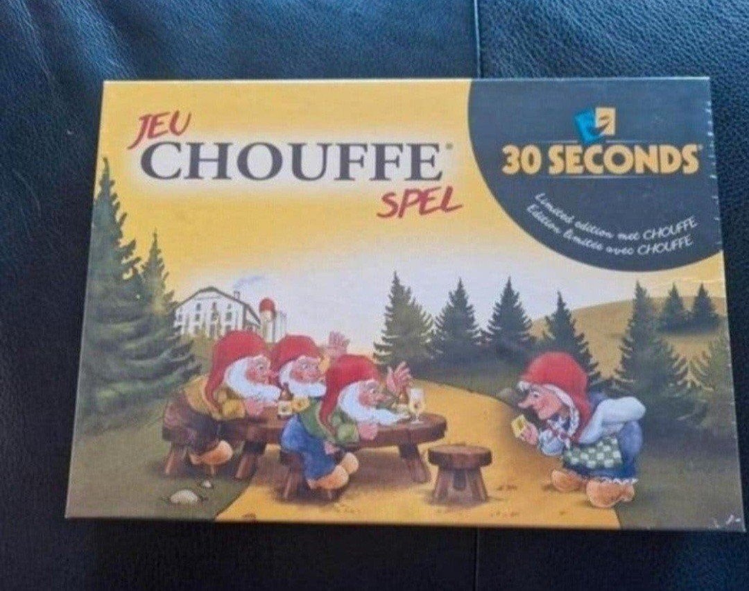 La Chouffe 30 Seconds Bordspel - Nieuw in folie, Hobby en Vrije tijd, Drie of vier spelers, Ophalen of Verzenden, Nieuw, La Chouffe / 30 Seconds