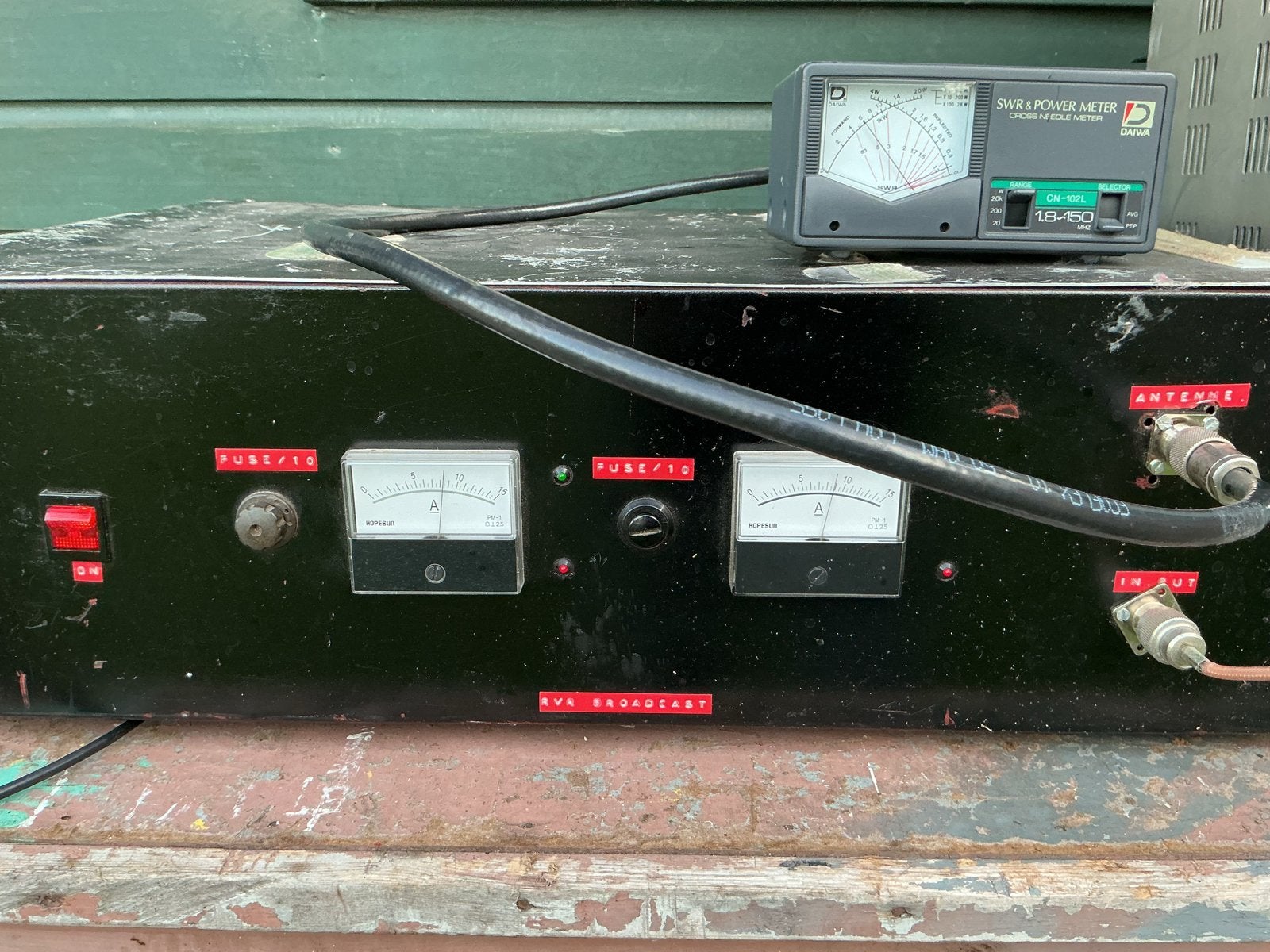 600 watt eindtrap met 2X BLF278 voor 3 + 3,5 meter, Telecommunicatie, Zenders en Ontvangers, Ophalen of Verzenden, Gebruikt, Zender