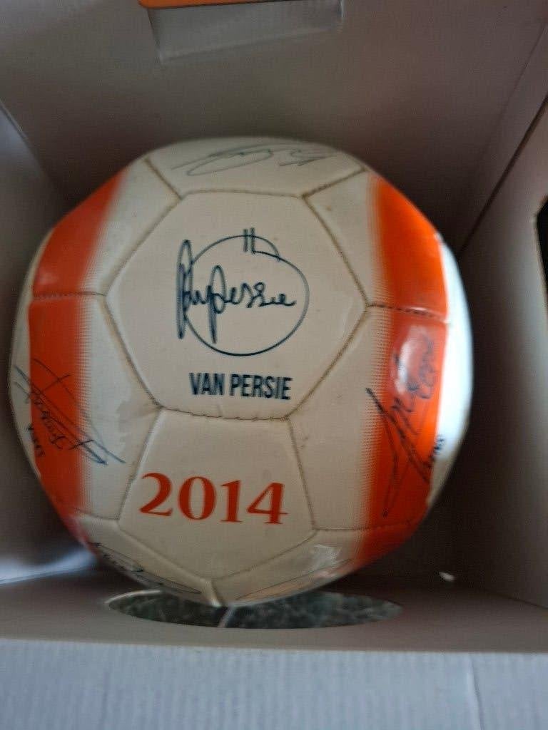 Voetbal nederlands elftal met handtekening, Maat XL, Ophalen, Bal