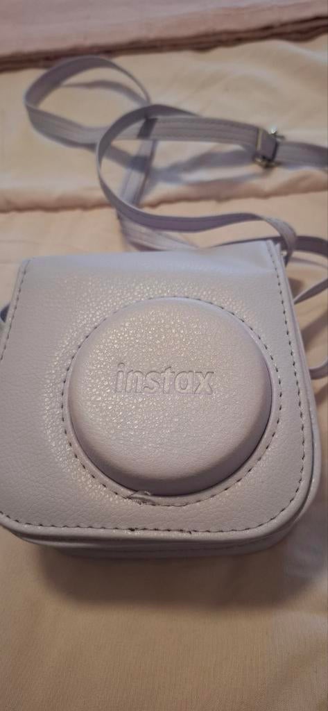 Instax hoesje / tasje lila met draagband, Ophalen of Verzenden, Zo goed als nieuw, Overige typen, Overige merken