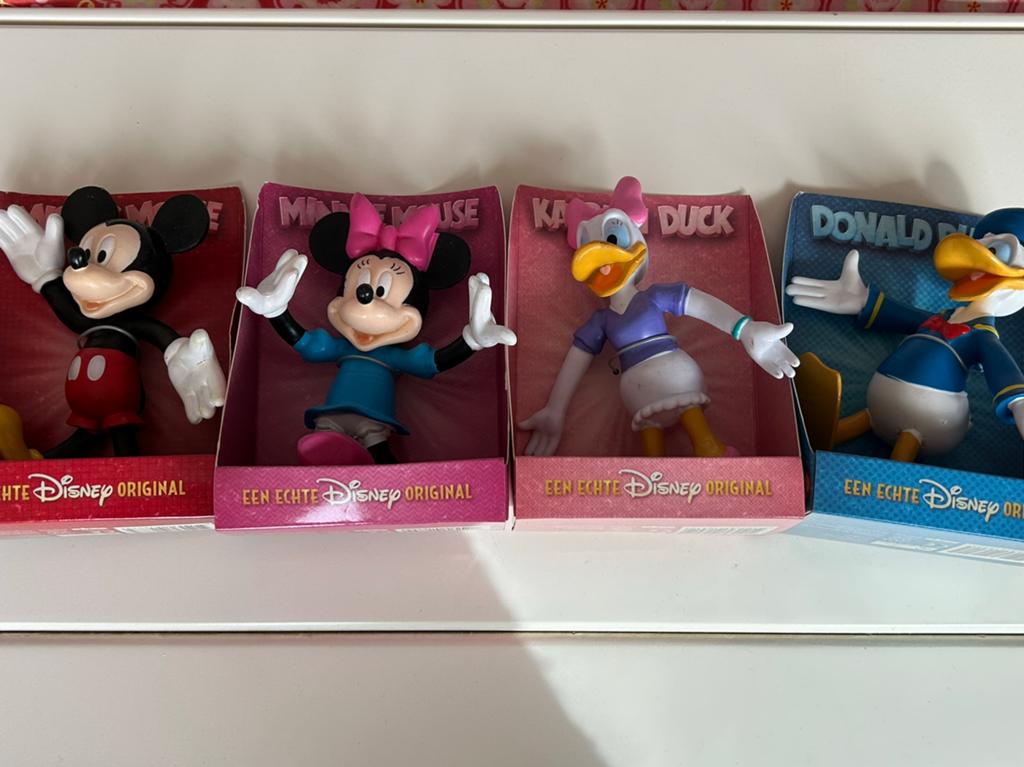 Disney‘s Donald Duck, Katrien, Mickey en Minnie Mouse, Verzamelen, Ophalen of Verzenden, Mickey Mouse, Zo goed als nieuw, Beeldje of Figuurtje